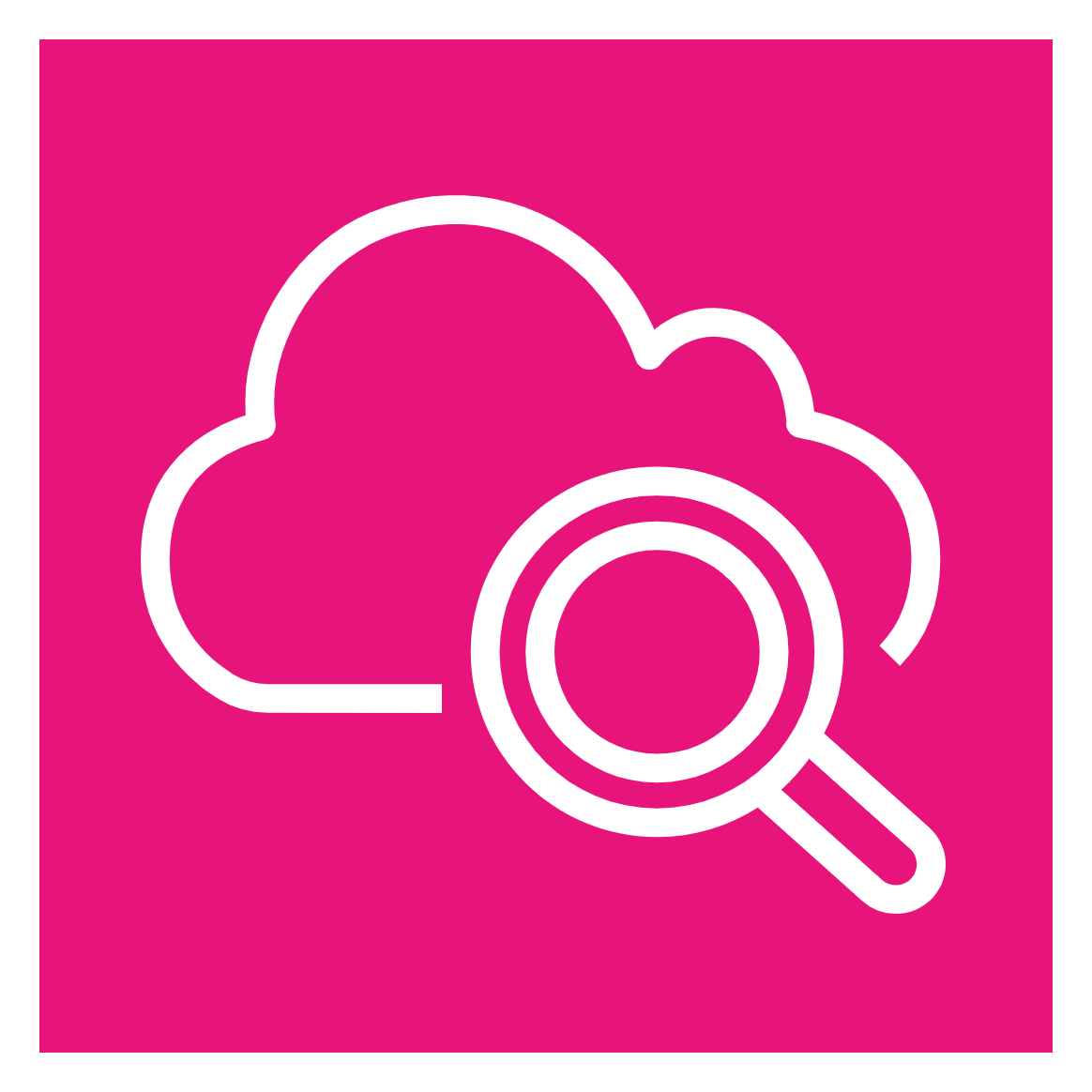 CloudWatch Features Diagram: A technician watching over metrics, alarms, dashboards, and logs